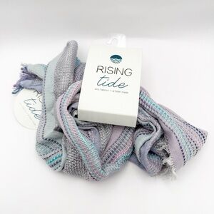 Rising Tide Scarf woven organic cotton Quinn mist